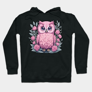 Cute Pink Owl Hoodie